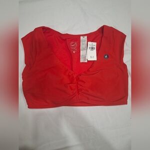 Hollister Red Swim Top